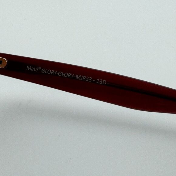 Maui Jim MJ833-13D Glory Glory STG-SG Sunglasses Red Cat Eye‎ 56-17-145 H12848